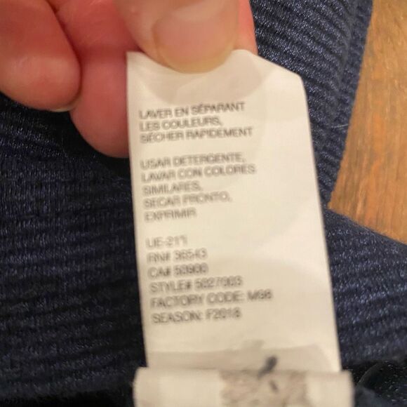 Van Heusen Flex Gray Ribbed Quarter Zip Mens Activewear Pullover Shirt Size Smal - Picture 11 of 12